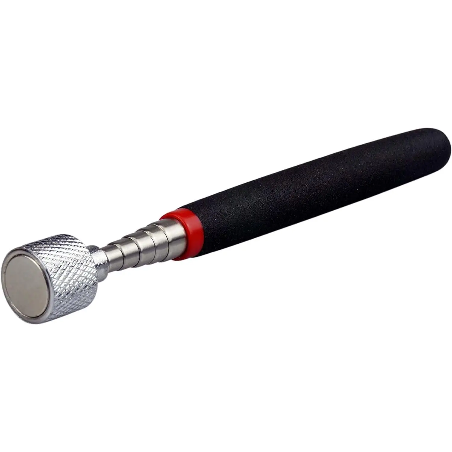 30-inch Telescoping Magnetic Pick-Up Tool, Extendable Magnetic Wand Pickup Tool  Mechanics, Household, Office & Industry, Stainless Steel, Black Handle