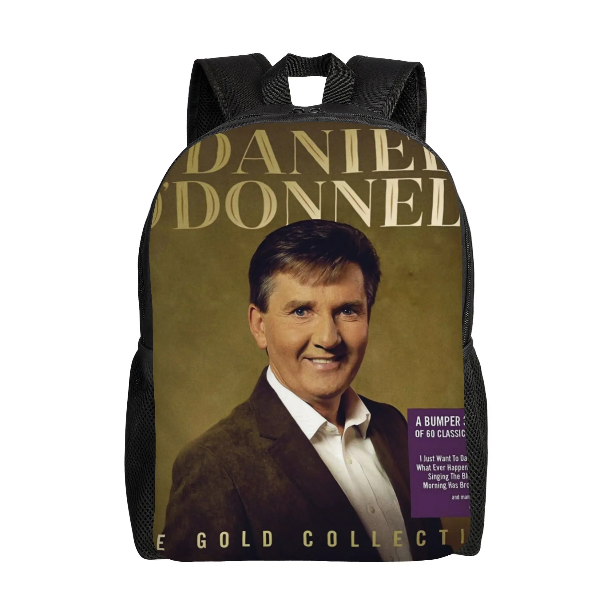 Daniel O'Donnell Golden Collection Single-Layer Easy-Carry Backpack - Backpacks for School, Casual Wear, Geometric Preppy Cute Design for Coffee Runs, Classes