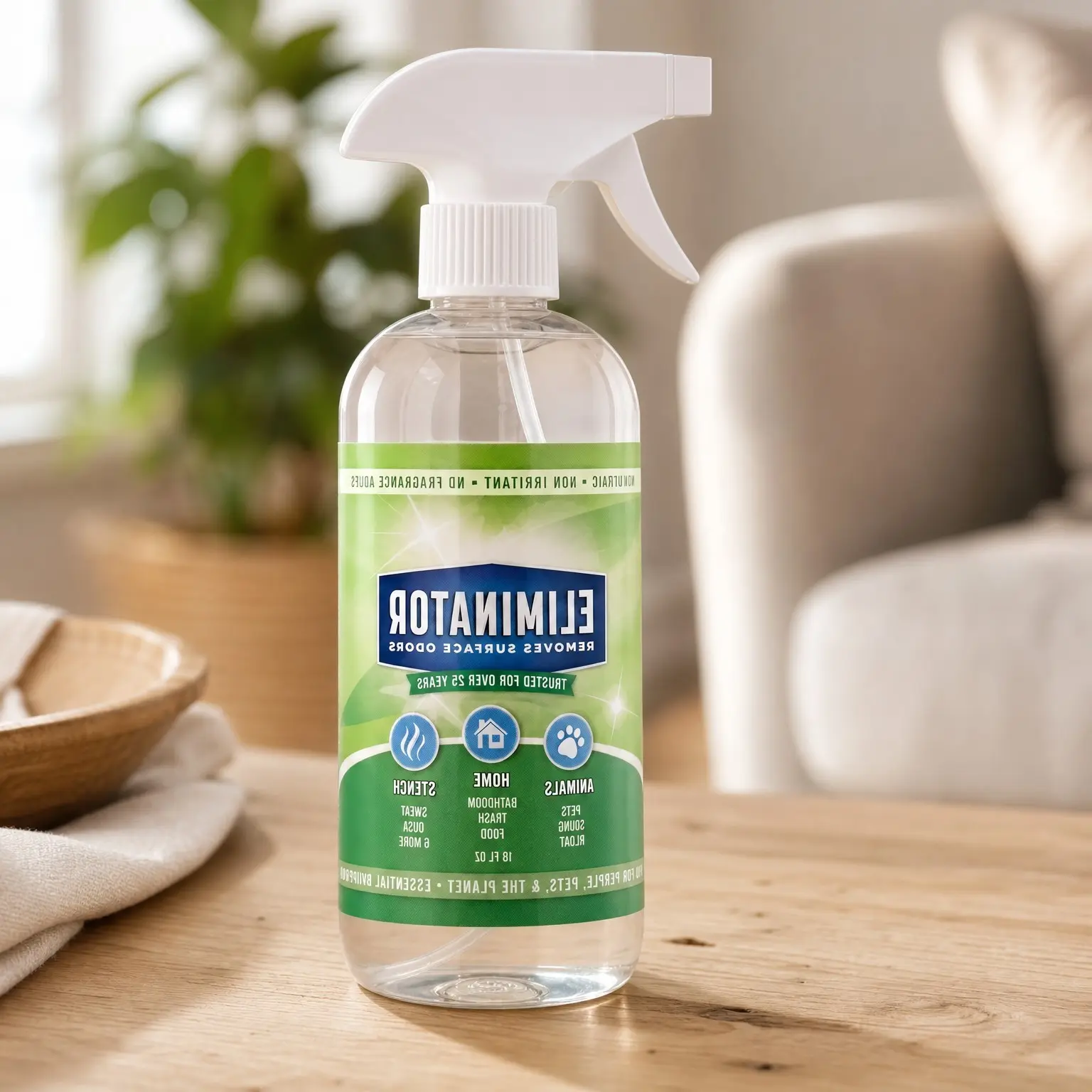 Pet Urine Odor Eliminator Spray for Cat & Dog Smells – Natural Versatile Neutralizer for Home and Outdoor Use, Ready to Use, 16ozGift