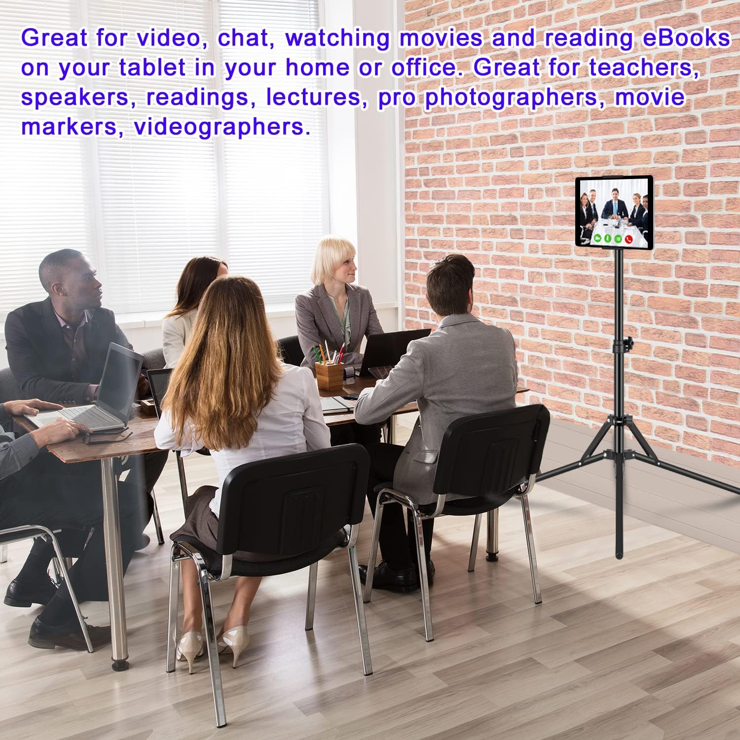 Ipad Tripod Stand, with 65 inch Height Adjustable iPad Stand Holder & iPad Floor Stand with 360 Rotating iPad Tripod Mount for iPad Pro, , Kindle, and All 4.5-12.9 Inch Tablets Ipad Tripod Stand, with 65 inch Height Adjustable iPad Stand Holder & iPad Floor Stand with 360 Rotating iPad Tripod Mount for iPad Pro, , Kindle, and All 4.5-12.9 Inch Tablets