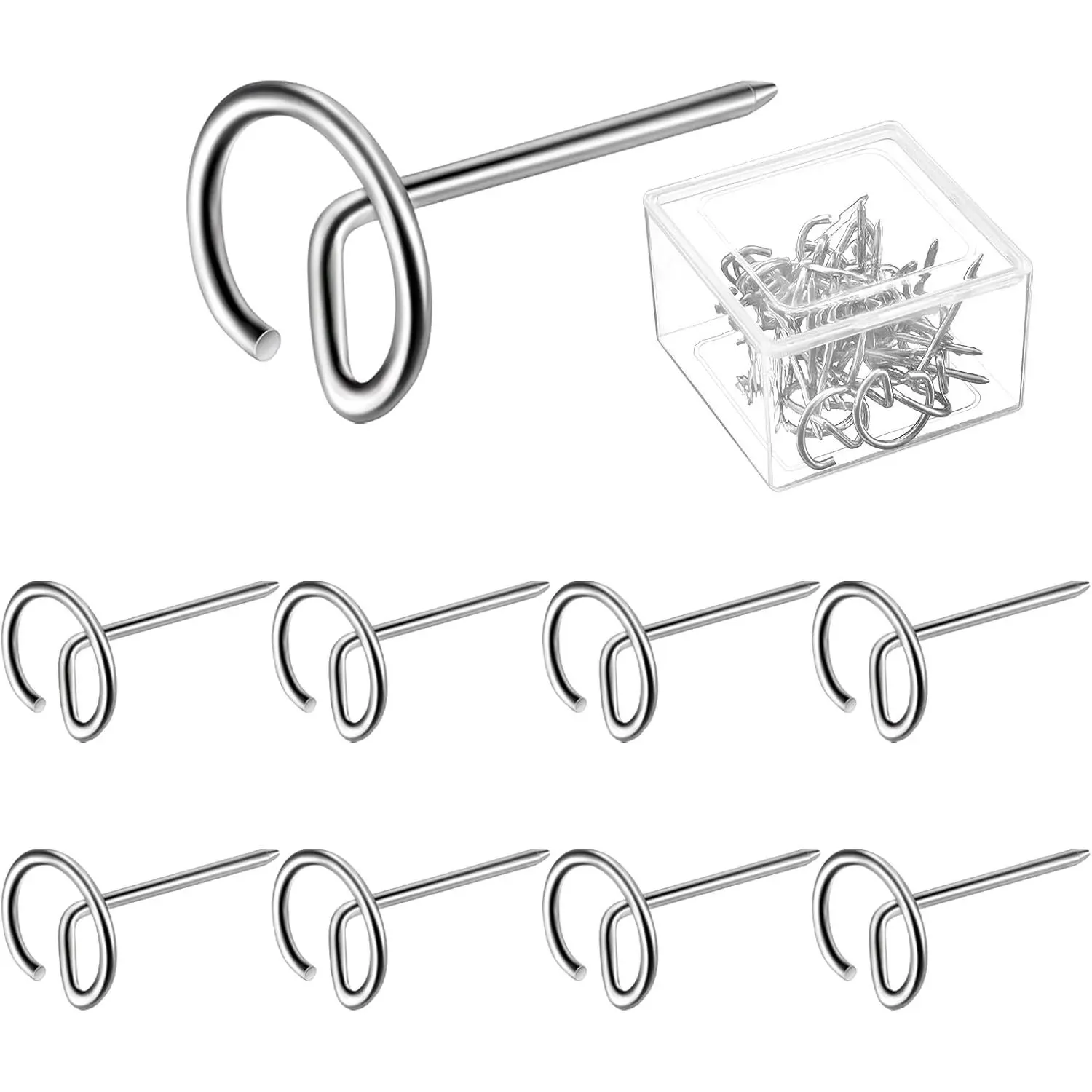 25 count Stainless Steel  Steak Skewers 1.75 Inch  Metal Round BBQ Skewer Mini Short Barbecue Accessories Connect Fruits and Meats Meat for Grilling Baking Camping Family