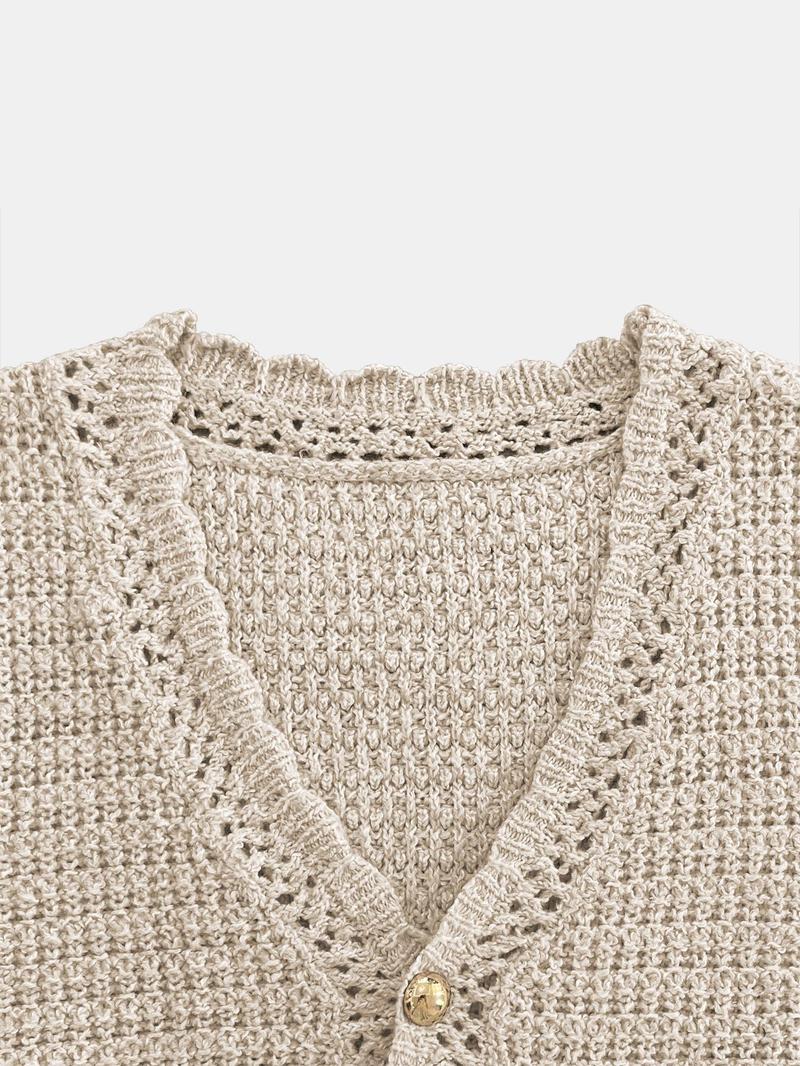 Women's Plain Sweater Vest, Casual Sleeveless Knit Top for Summer, Fashion Women's Knitwear for Daily Wear