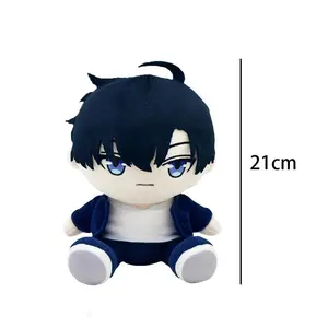 Anime Plush Toys Sung Jin Woo Plushies Cha Hae-In figure Cartoon Stuffed Doll soft Decora Pillow Collectibles Birthday Gift