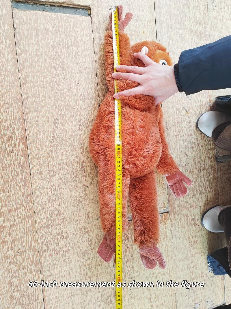 New Cartoon Gorilla Plush Toy, Chimpanzee Monkey Soft Filled Doll Room Decoration Kids Gift