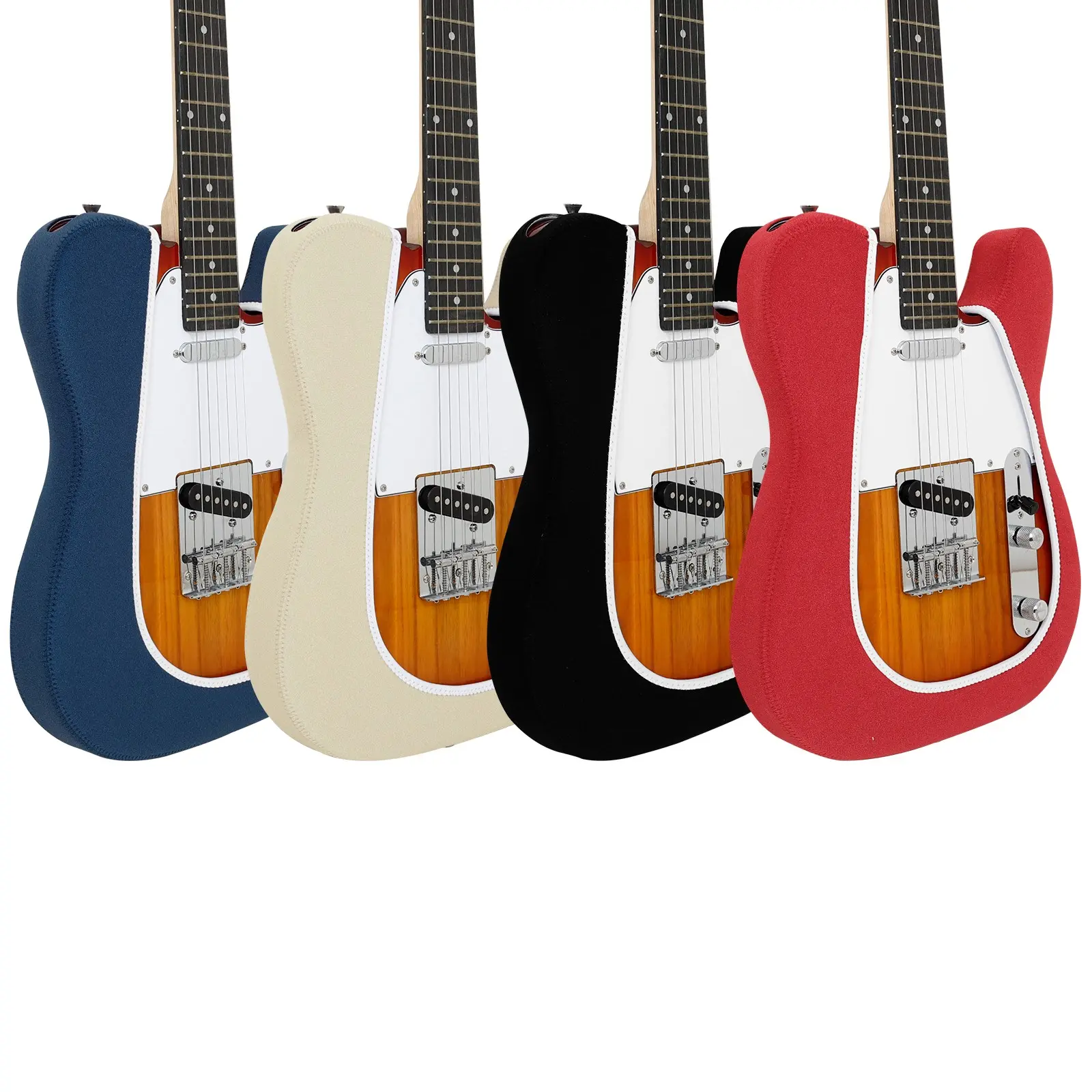 Irin Gt-114 Electric Guitar F-Tele Case, Composite Polyester Finish, Anti-Shock Protection, 4 Strings, No Ca Prop 65, No Ca Prop 65 Re