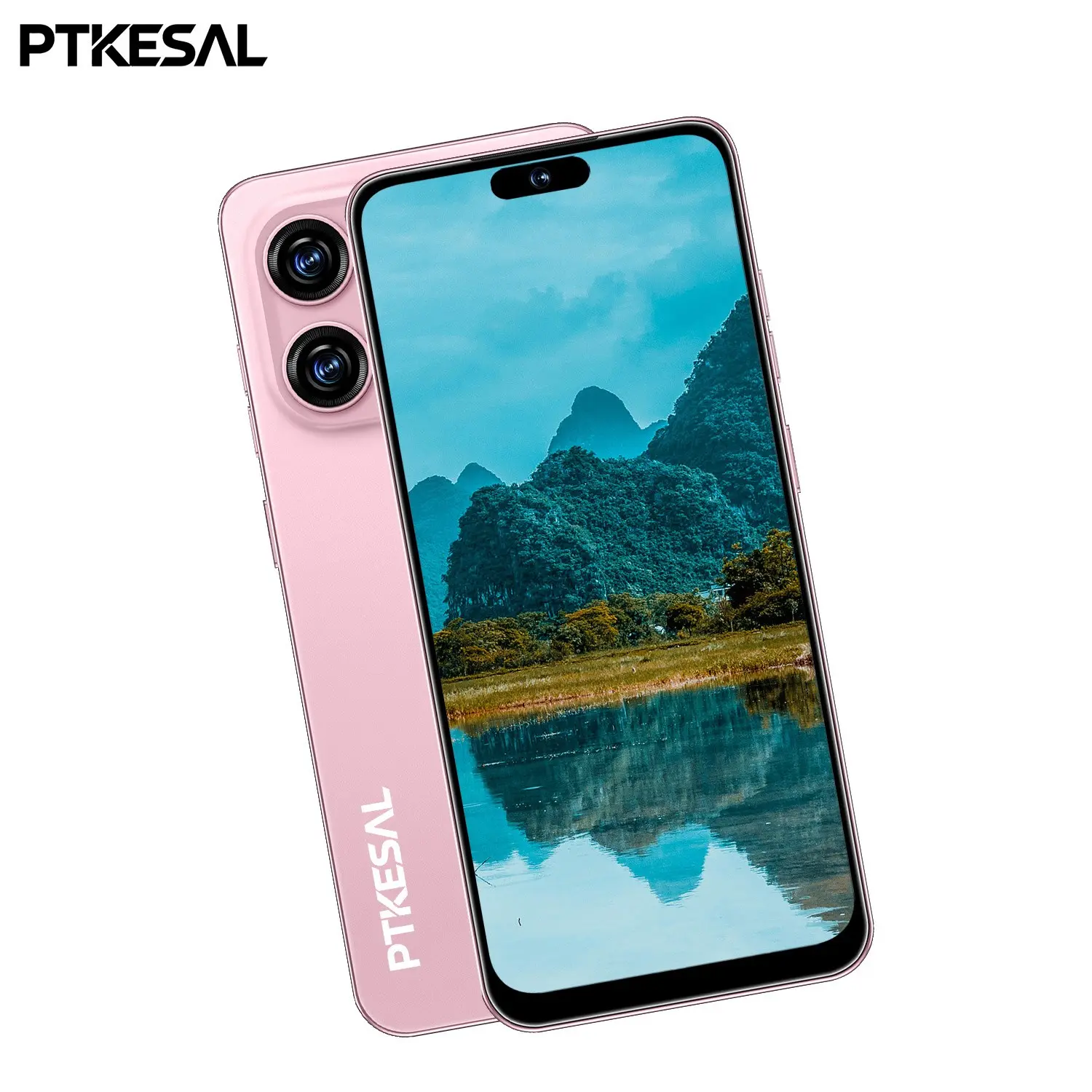 PTKESAL-Android 10 6.93 large screen MTK6750 eight nuclear chip, 4+64GB storage space, 5+13MP HD camera, 4100mAh battery, true fingerprint 4G smart machine.