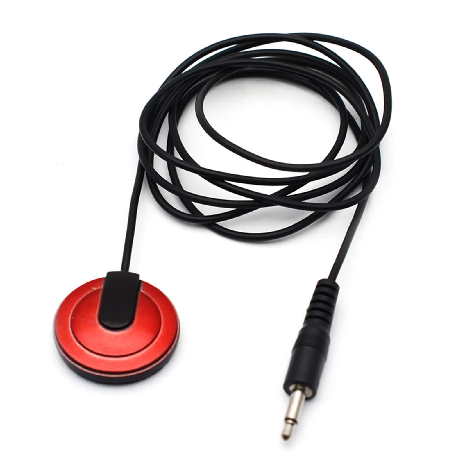 Portable Piezoelectric Pickup Microphone, 3.5mm Mono Output Jack, Ideal for Banjo, Violin, Ukulele, Musical Instruments