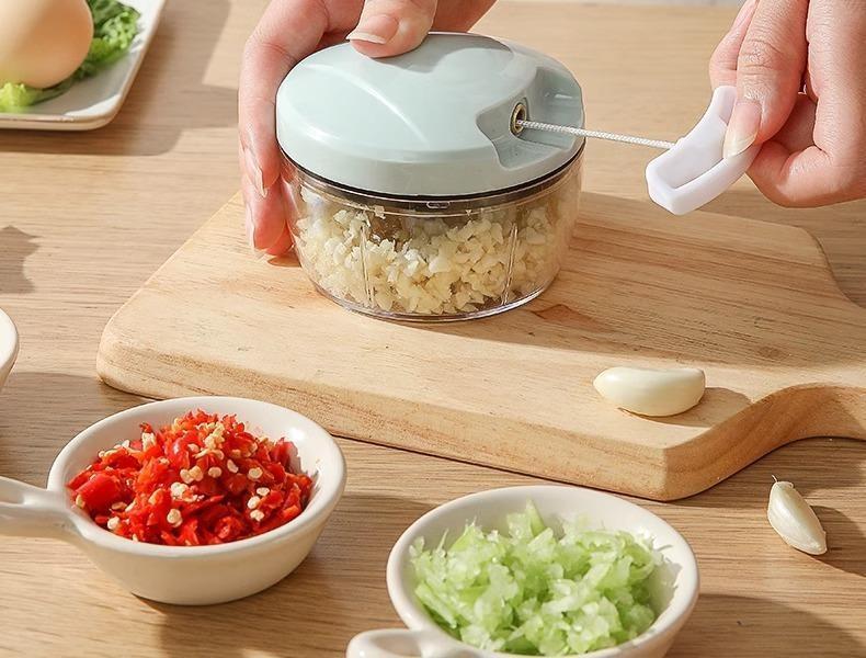 Manual garlic grinder, garlic mincer, garlic pounder, small household kitchen meat grinder
