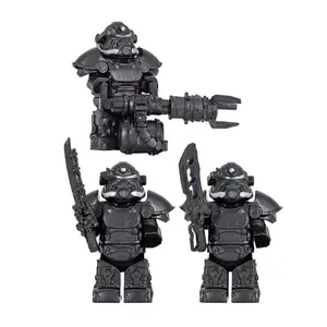 2026 hot item MOC Military T51 Armor Soldiers Mini Anime Action fallouts Figures Weapons Robot Kinghts Building Blocks Bricks DIY Toys  gifts