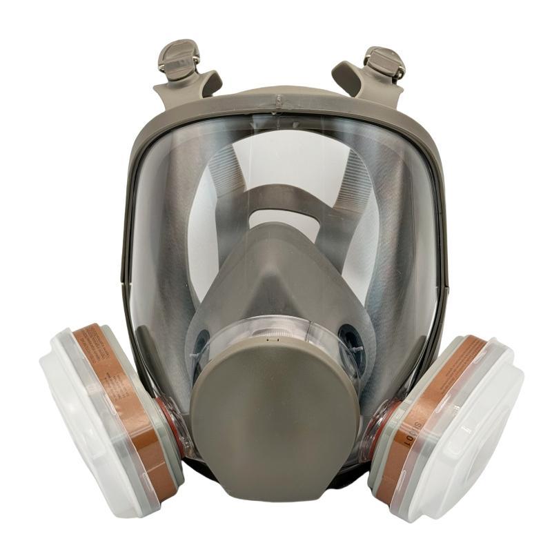 Reusable Anti-Fog 6800 Full-Face Respirator Mask with 29-in-1 Filter, Gas Dust and Chemical Protective Face Mask for Painting and Woodworking