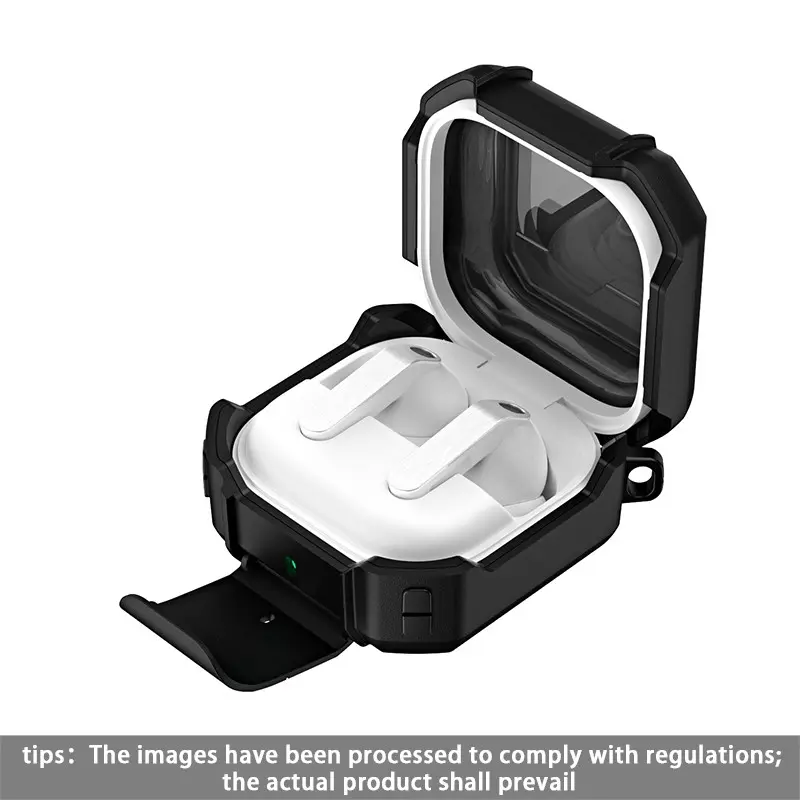 Anti-Drop Earphone Case with Stand Function, Compatible with Samsung Galaxy Buds4 and Galaxy Buds4 Pro, Protective Case for Wireless Earbuds