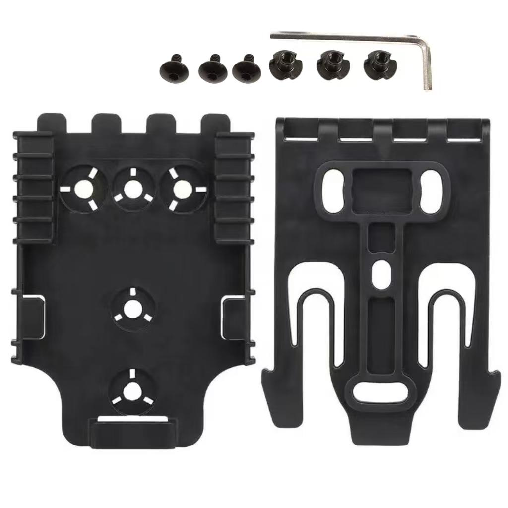 Tactical Quick Release Gun Holster Adapter Set, Durable Multi-Functional Accessories for Fast Draw Gear, Long-Lasting Wear Resistance