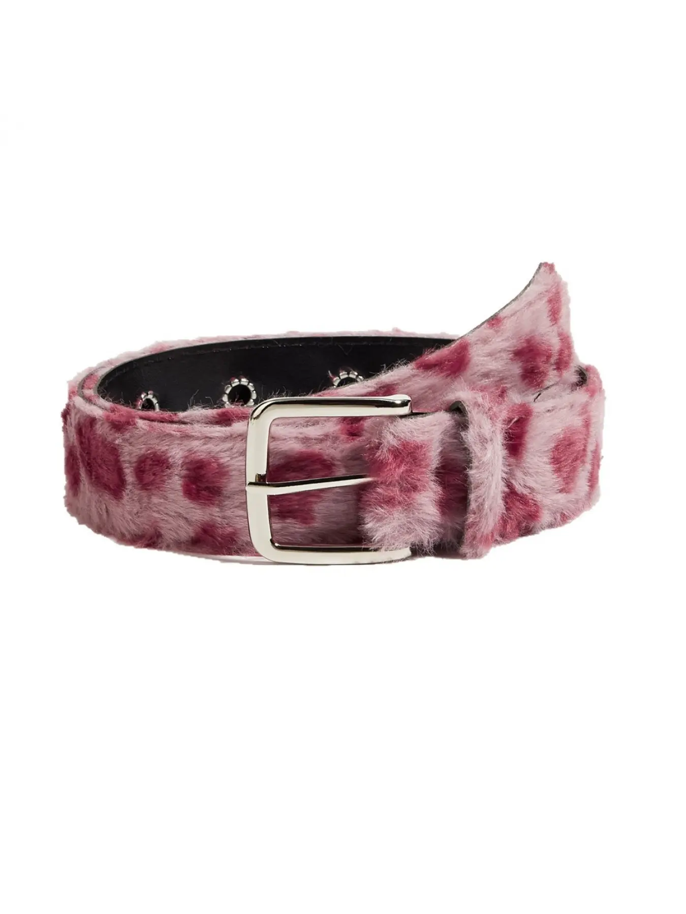 Pink Leopard Print Belt for Women Stylish Faux Fur Waistband Fashion Accessory to Match Jeans Skirts and Casual Outfits Trendy Y2K Aesthetic Printed Belts Casual Style Belts