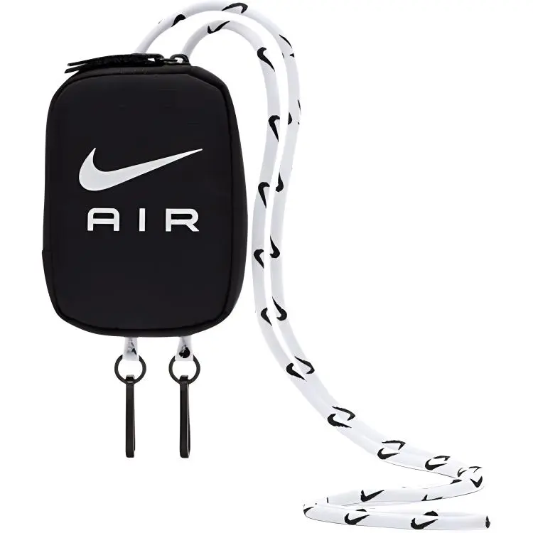 Nike Minimalist Polyester Crossbody Bag for Men and Women, Black