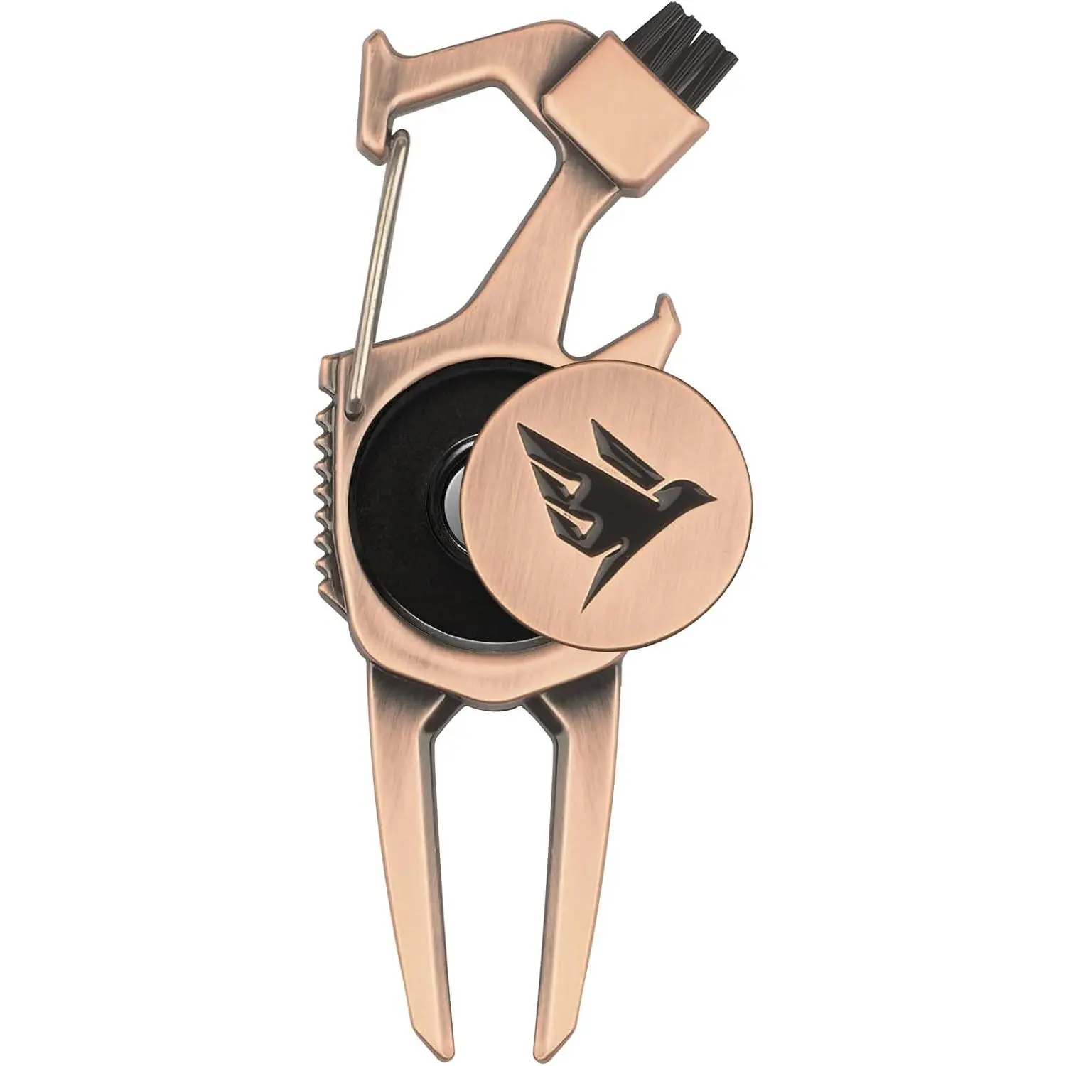 Golf Divot Pitch Mark Repair Tool 7-in-1 - Club Holder, Brush, Clip Buckle,  Cleaner, Bottle Opener, Ball Marker, Divot Tool -  Box Included