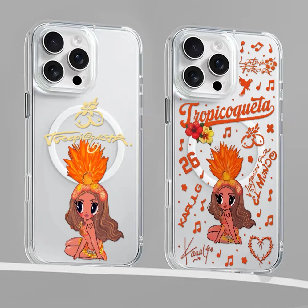 Viajando Por El Mundo Tropitour Magnetic phone case for iPhone 17/16/15/14/13/12/11/XS/Pro Max/Plus/AIR, La Bichota Latin Queen Fans Case for Samsung S26/S25/S24/S23/S22/PLUS/ULTRA/FE/A56/A54,MagSafe Wireless Clear Shockproof Protective Cover Summer Gift