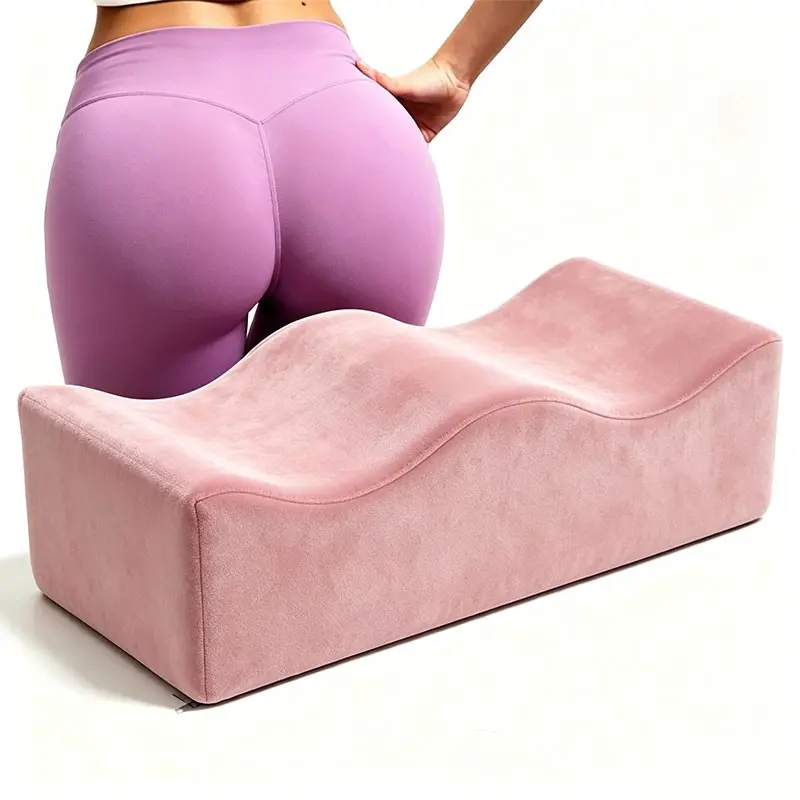 Bbl Leg Cushion Pillow, Post-Op Recovery Pillow, Non-Slip Base, Washable Velvet Fabric, Comfortable Home Office Living Room Seat Cushion