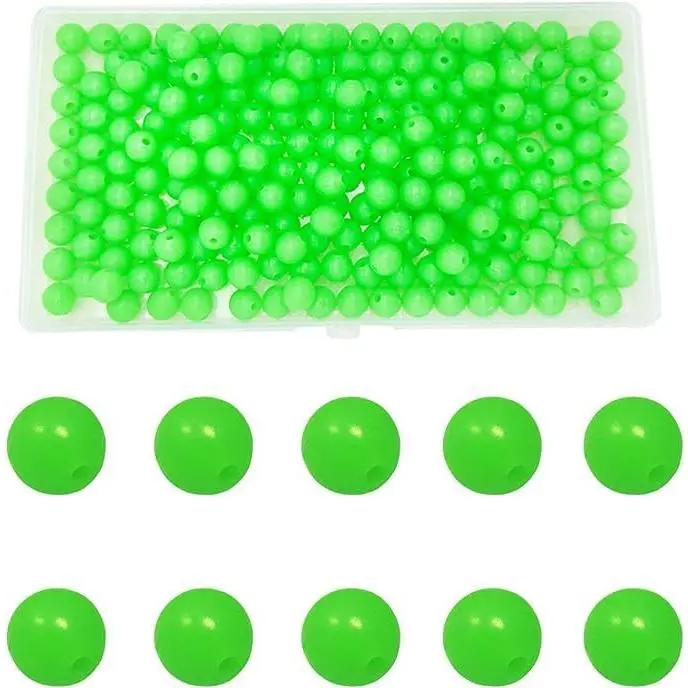 Fishing Beads for Catfish,6mm70/200/500pcs per Pack | Match with Fishing Line, 70/200/500 per Pack