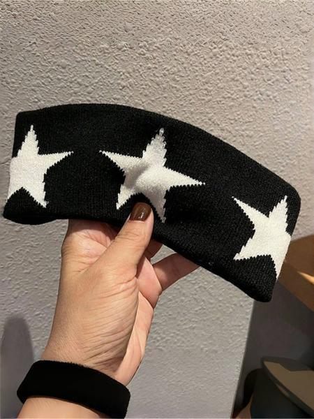 2026 Upgrade Version Y2K Embroidered Star Sports Headband – Unisex Sweat-Absorbent Stretch Fit for Running Gym Vacation, TikTokShopBlackFriday Thanksgiving Deal