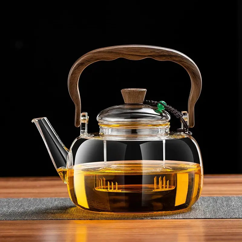 All-in-One Tea Set with Electric Ceramic Stove, Tea Boiler & Teapot for Tea Brewing