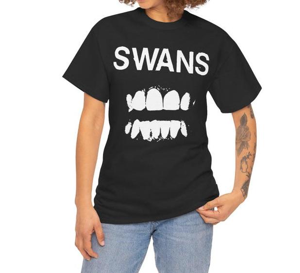 Swans The Seer Graphic Tee, Post-Punk Post-Rock Experimental Band Design, Unisex Heavy Cotton Tee, Comfortable, All‑Season Wear