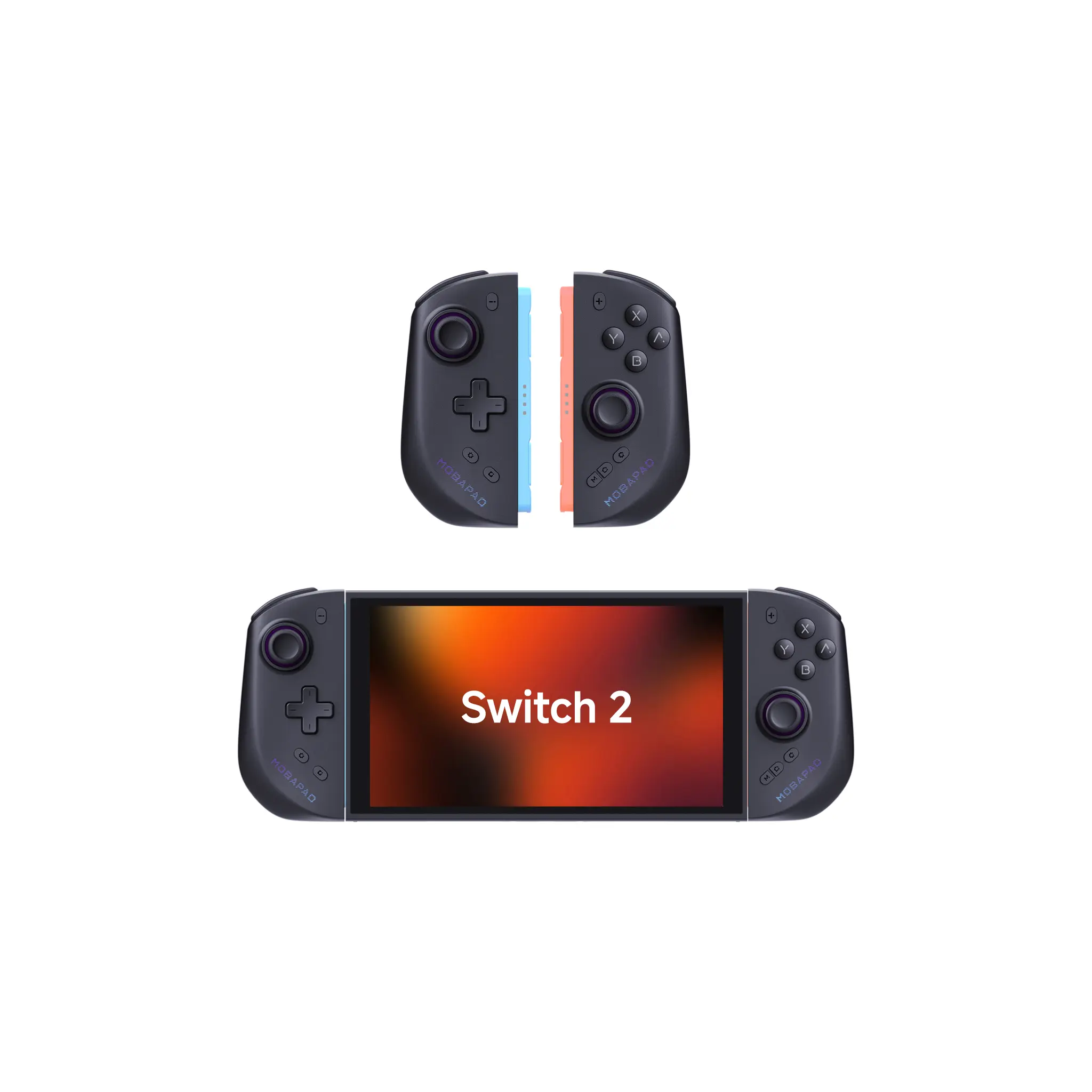 Mobapad M12 HD Switch 2 Joycon for Nintendo Switch 2/ Switch OLED- HD Rumble, TMR Glide Sticks, NFC, Turbo, Wake up support