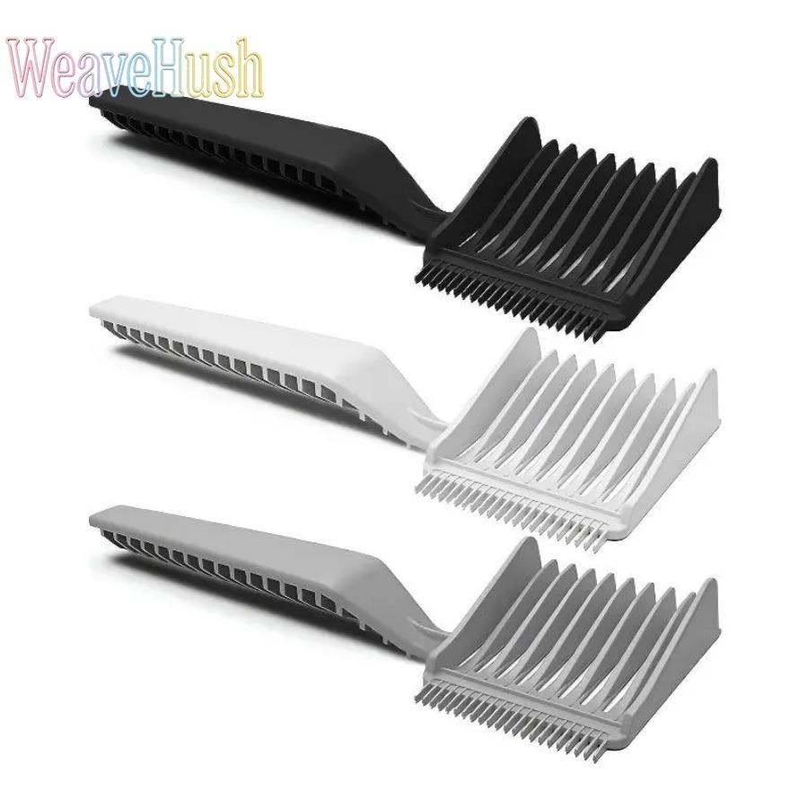 2026 Professional 3Pcs Men’s Gradient Hairstyle Comb Set, Barber Hair Cutting & Styling Tools with Flat Top Guide Comb, Haircut Clipper Attachment Combs for Fade, Taper & Precision Salon & Home Hair Grooming