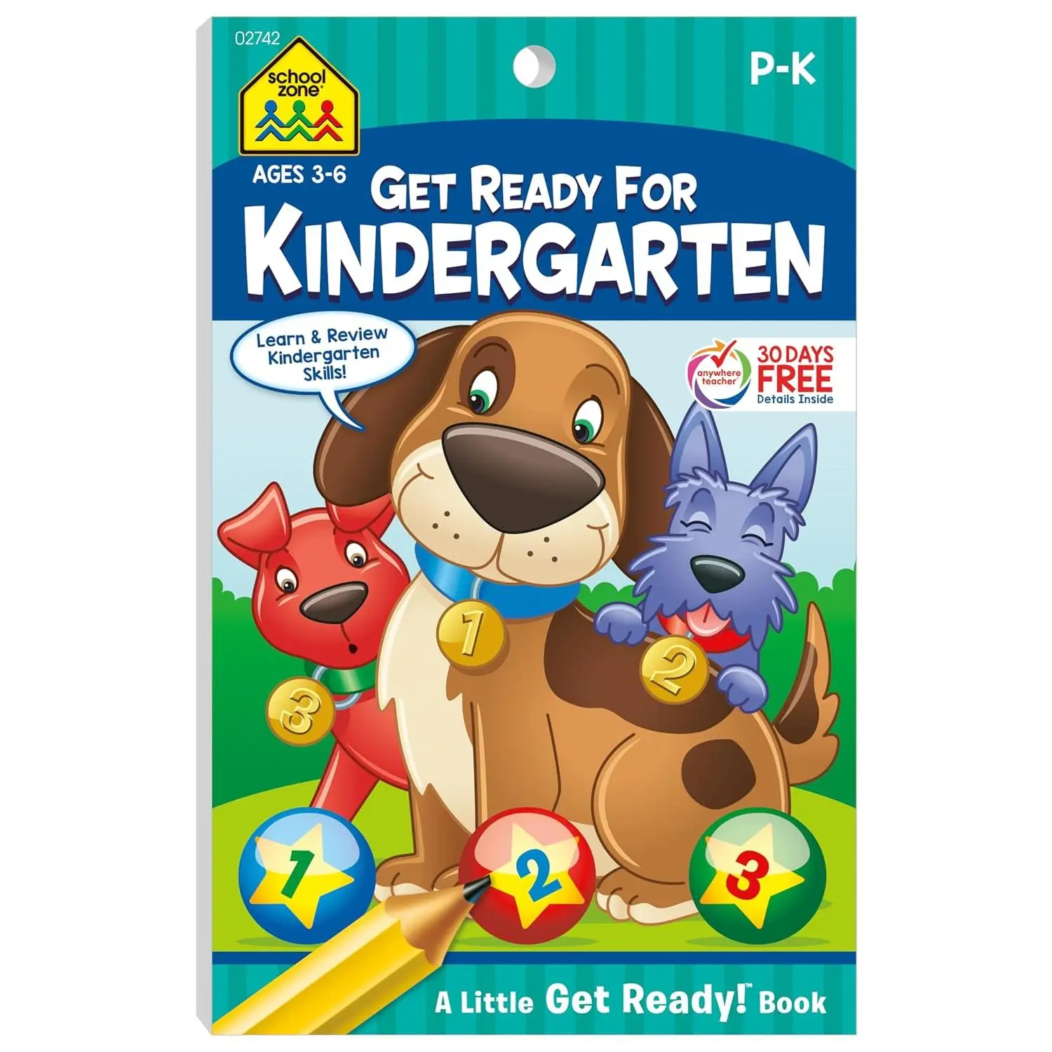 Get  for  Workbook: 48 Pages, , , , Letters, Numbers, Shapes, Colors, Matching, Ages 3 to 6 (Little Get ! Book Series) - Paperback