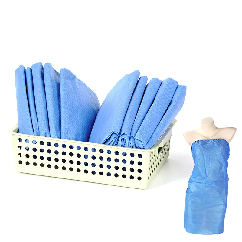 10-Pack Thickened Breathable Long Disposable Bath Skirt, Ideal for Beauty Salons, Travel, Sauna, Massage, Comfortable and Practical