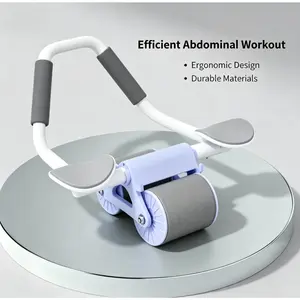 New abdominal roller, automatic rebound abdominal roller, abdominal exercise roller with elbow support, unisex abdominal exercise equipment, abdominal exerciser, core muscle training equipment.
