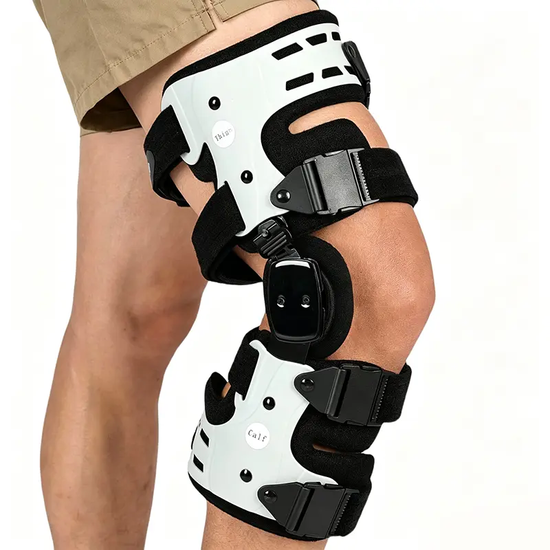 OA Unloader Knee Brace - Adjustable Single Hinge Healthcare Support for Knee Joint Comfort, Daily Walking Stabilizer for Men & Women