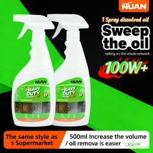 NUAN Powerful Kitchen Grease Cleaner – Removes Stubborn Oil from Stainless Steel Surfaces
