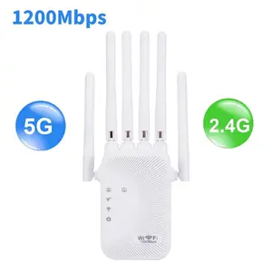 1200Mbps Wifi Repeater Amplifier 2.4G 5G Network Expander Range Extender WiFi Signal Booster Wireless Wi-Fi Router Santa Claus 3D LED Night Light metal wire uv Portable Clip-On LED Reading Light Hand-Controlled USB Charging Flying Orb Ball, Home, Tvs
