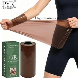 PYR KNIGHT Elastic wrap (film),brown Osmotic body shaper,multi-size，Warm. Soft. Stretchy. Comfortable,Not tight,Easy to cut for a customized fit，Suitable for fitness, yoga, dance, and office work, An ideal gift for fitness enthusiasts,Yoga Lovers,Dancers