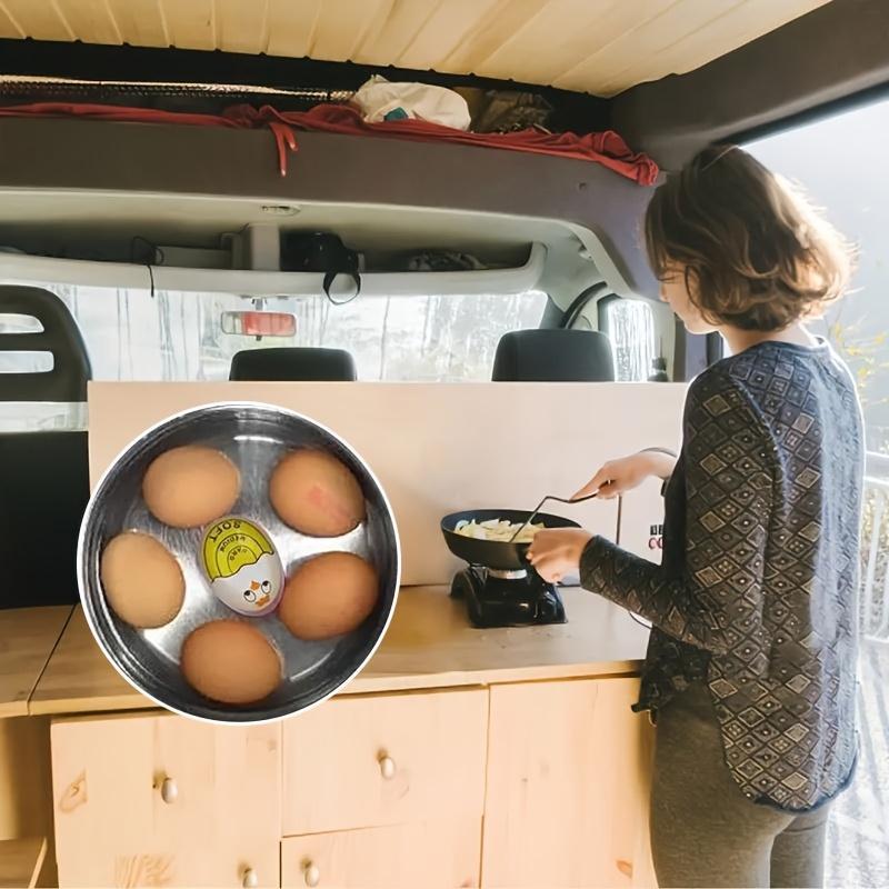 Egg Timer and Egg Holder, Kitchen Fun Soft Boiled and Hard Boiled Egg Timer in or Random Colors, Easy to Read for Perfect Cooking