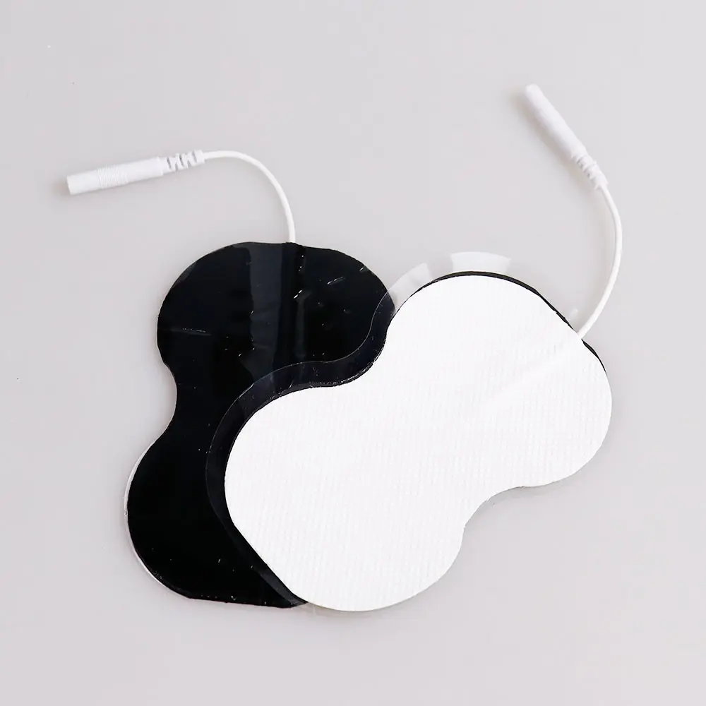 TENS Electrode Pads Universal Conductive Pads Compatible with High, Medium, and Low-frequency EMS Muscle Stimulators and Massager Skin-friendly Hydrogel and Non-woven Fabric,Long-lasting Adhesion Secure Fit Reusable