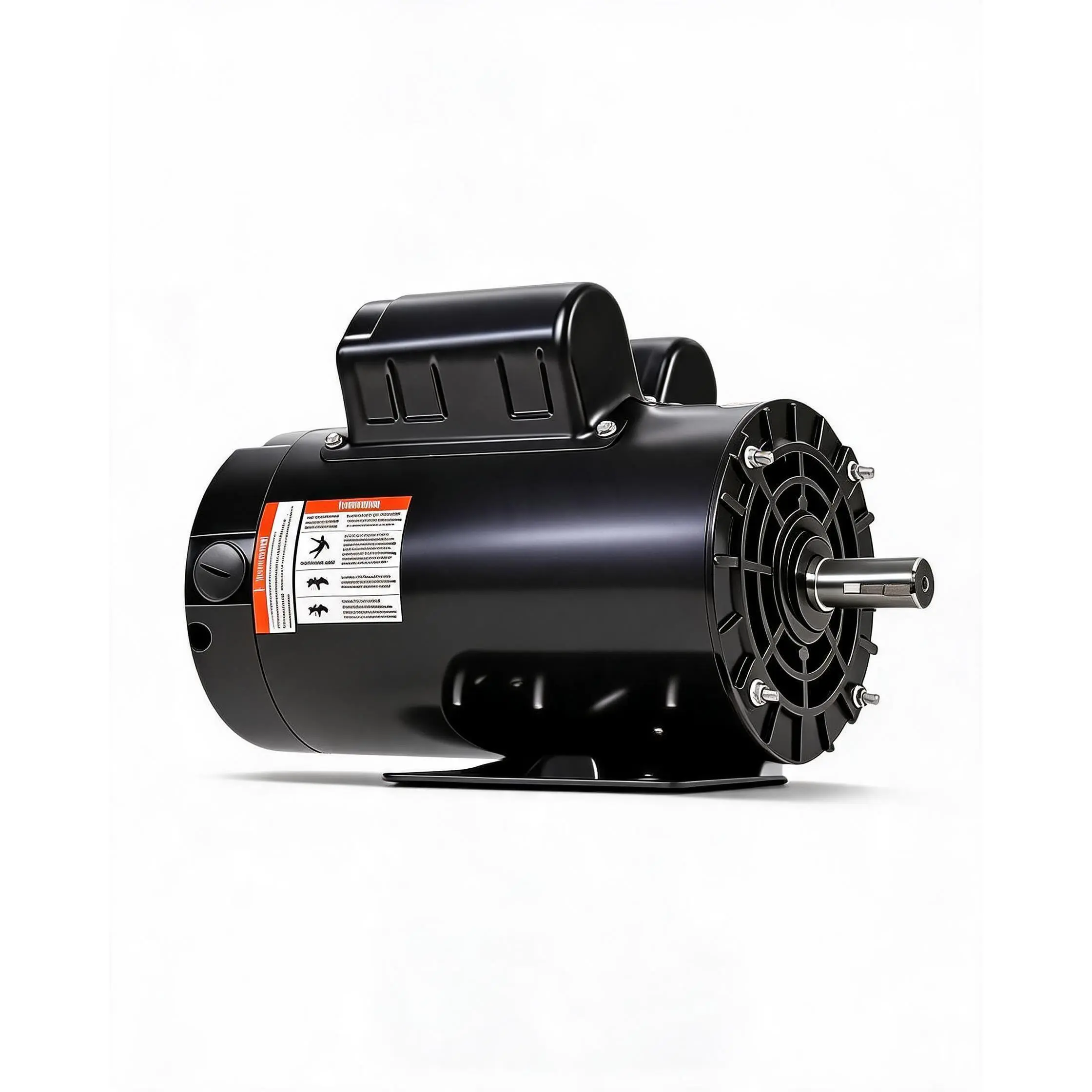 Garvee 2HP SPL Air Compressor Electric Motor, 230V 17.6Amps, 56 Frame 3450RPM, 5/8“ Keyed Shaft, 1.88” Shaft Length, Single Phase, CW/CCW Rotation, Powerful Motor for General Equipment