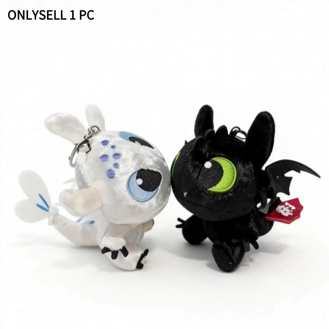Toothless Magnetic Plush Backpack Charm, How to Train Your Dragon Toothless Cute Couple Keychain Charms, Perfect Gift for Girlfriend, Birthday & Valentine's Day