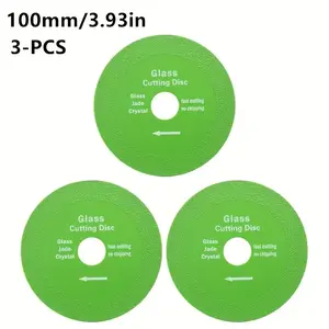 3-Piece/6-Piece Multi-Functional Glass Cutting Blades, Rock Plate Cutter, Tile Cutter, Versatile Glass Wood Metal Cutter, Smooth Cutting Wheel