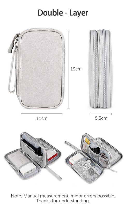 Wire Organizer Travel Bag Zipper Bag Portable  Storage Pouch Voyage Indispensable Holiday Accessories Travel
