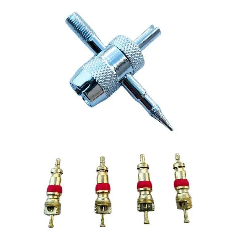 Valve Stem Core Set of 5 Pieces, Essential Car Maintenance Kit, Durable Valve Stems for Reliable Tire Performance, Easy Installation