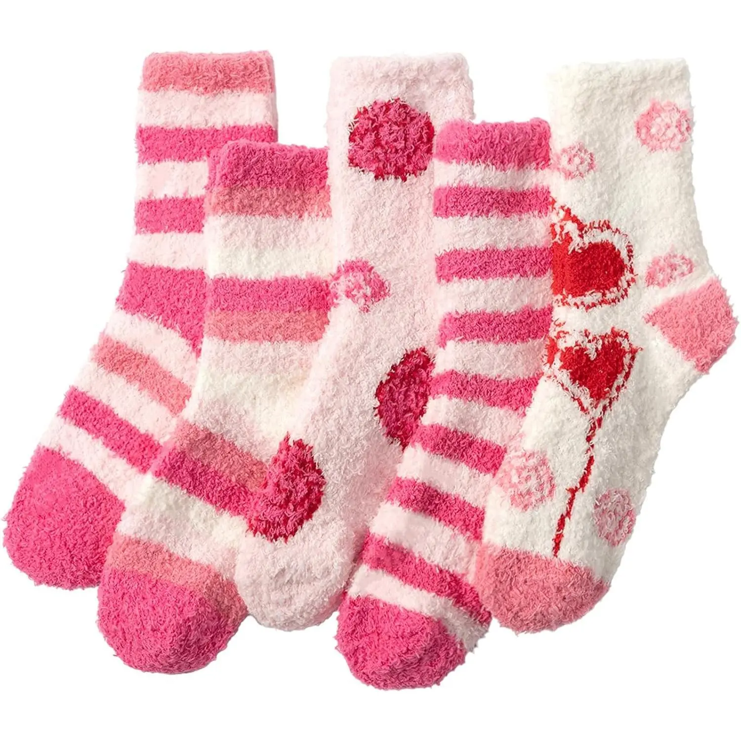 Fuzzy Socks for Women, Valentine's Day Gift, Soft Warm Fluffy Cozy Socks for Fall Winter(Gift)
