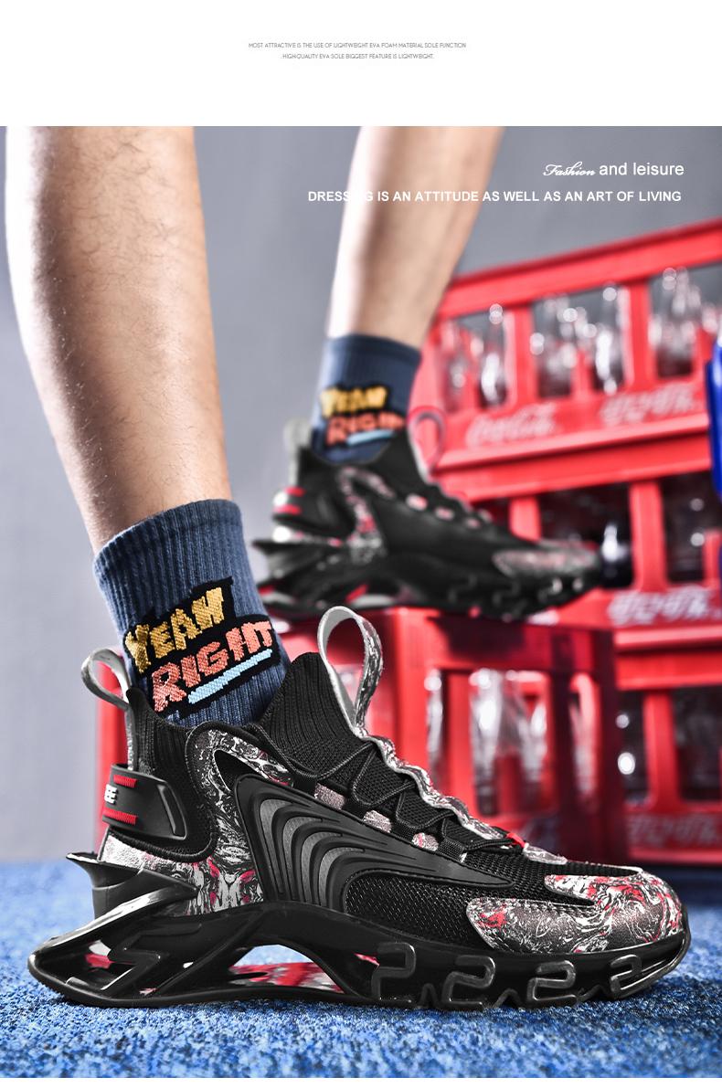 Sneakers That Actually Fit Big Feet Flyknit Running Basketball Shoes (Sizes Up to 13.5)18222