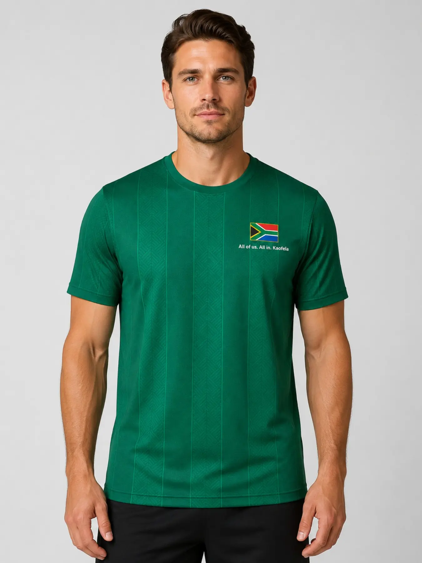 2026 Summer New Creative South Africa Football Team Unisex Sports T-Shirt, Fashion Print Casual Breathable T-Shirt, Long Sleeve, Slim Fit