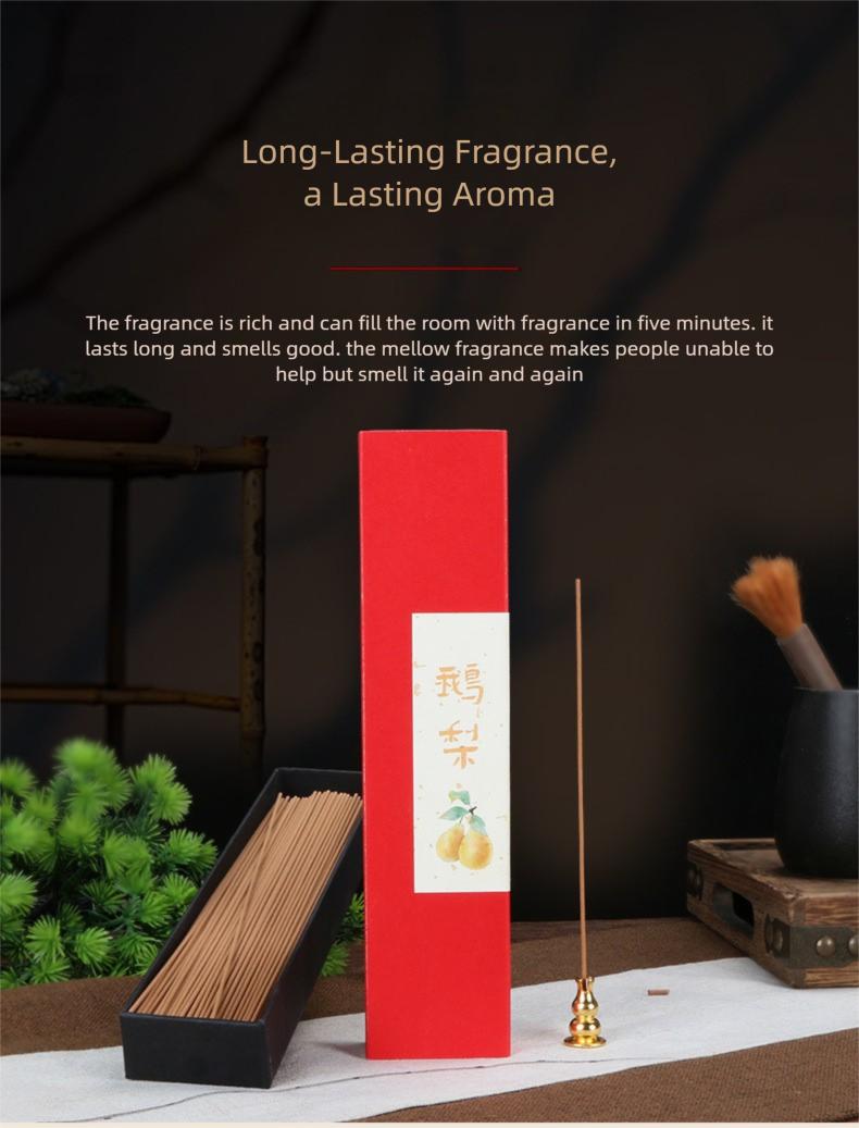 Natural Fresh Watermelon Fruit Incense Sticks for Living Room Bedroom E Li Zhang Zhong Xiang Office Coffee Fragrance and Agarwood aromatherapy
