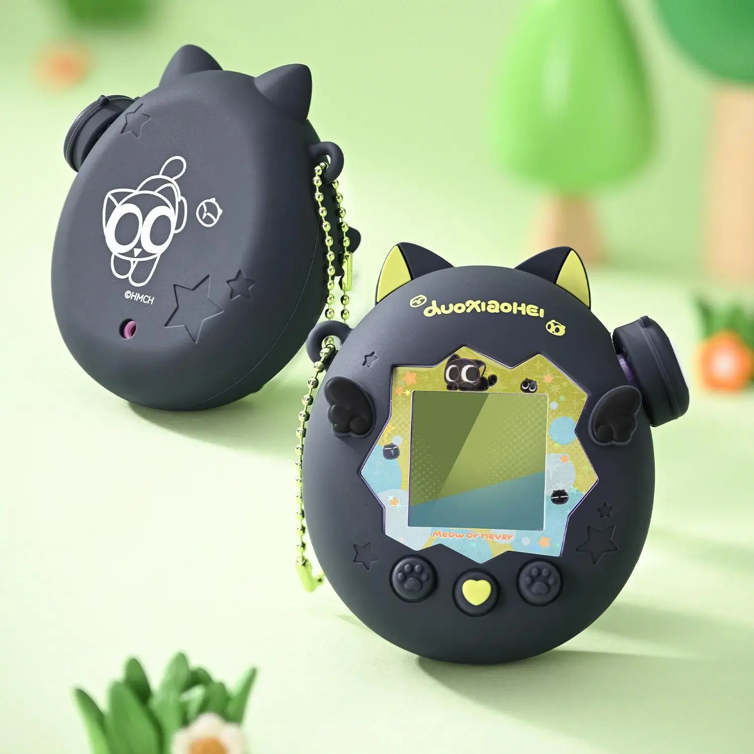 Geekshare Silicone Case Compatible with Tamagotchi Paradise, Cute Cat Design Soft Cover for Virtual Pet Device