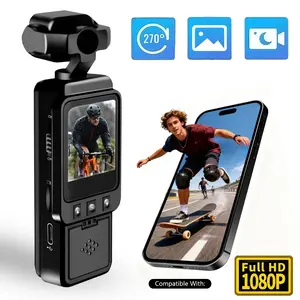 Upgraded Portable Sports DV, 1080P Clear Video, 360 Rotatable Design, Infrared Night Vision, Compact POV Camera, Ideal for Family Use & Outdoor Adventure