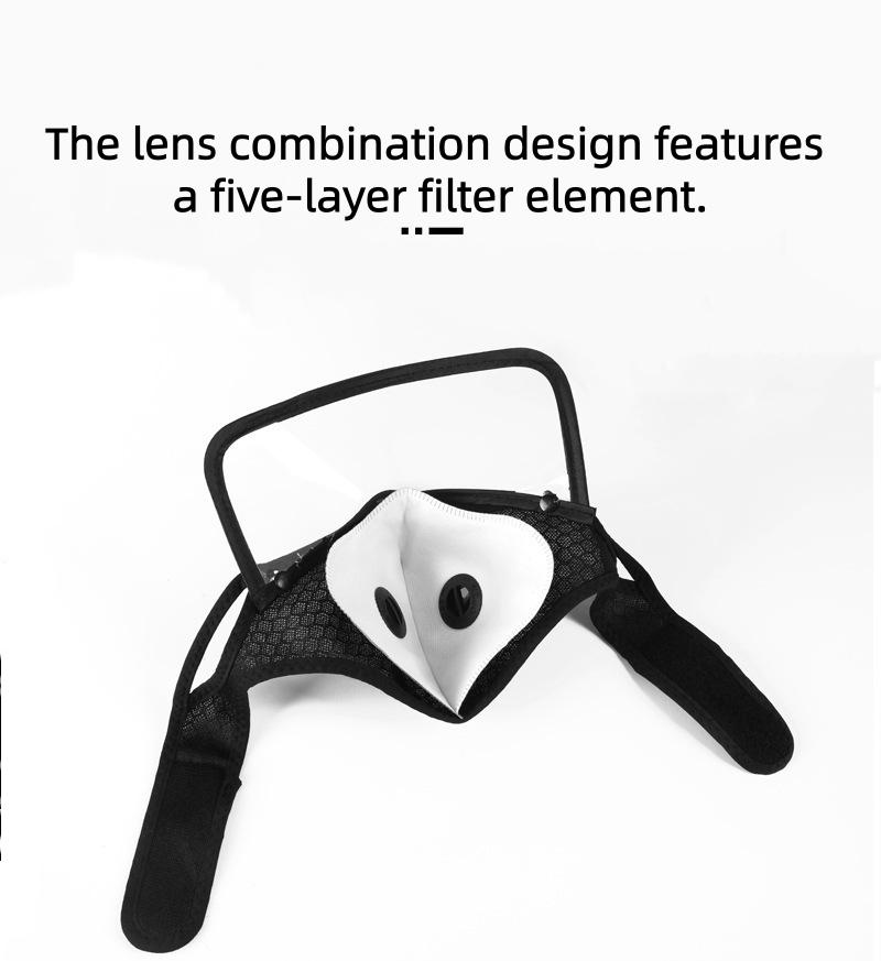 Special Edition Cycling Protective Face Mask with Detachable Lens Dustproof Warm Filter for Outdoor Biking Activities Multiple Colors Windproof Face Mask