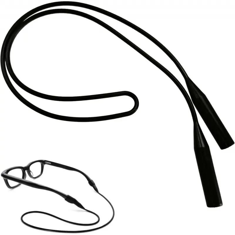 Antibacterial Silicone Eyewear Retainer, Eyeglasses Holder, Anti-tangle Glasses Lanyard, Portable Neck Hanger for Indoor Outdoor Use, Eyeglass Chain