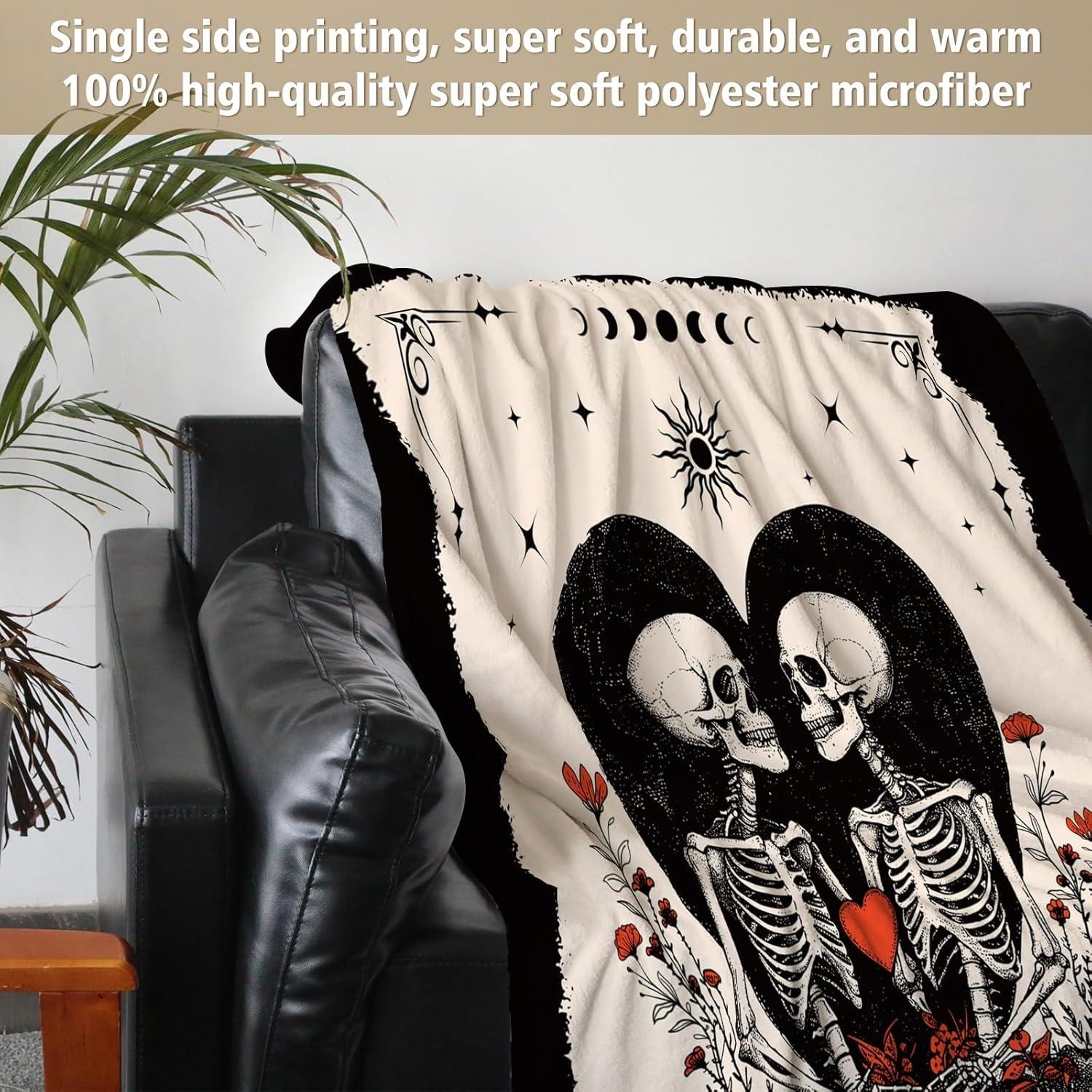 Valentines Day Gifts for Him Her, Anniversary Blanket for Women Men, Birthday Gifts for Boyfriend Girlfriend, I Love You Gift, Engagement, Wedding Gift for Wife, Husband, Couple, 60"X50"